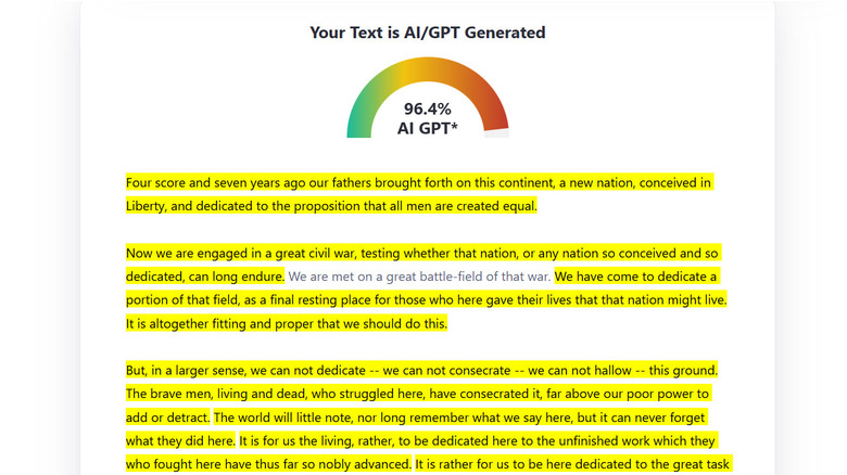 ZeroGPT falsely flagging human-written text