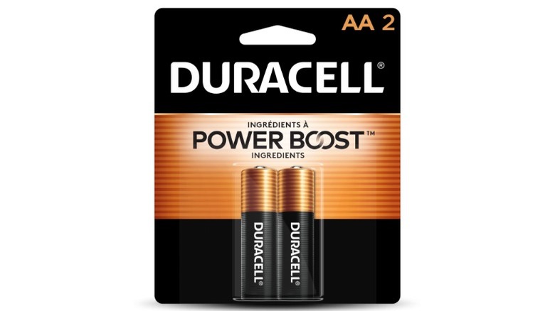 Duracell AAs in container
