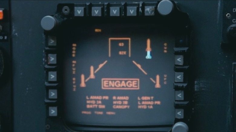 A missile fire sequence in "Independence Day"