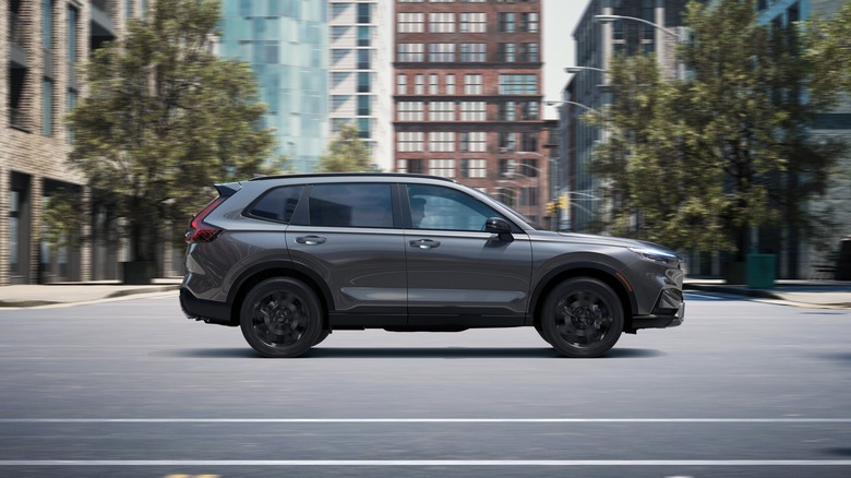 2026 Honda CR-V Sport Touring Hybrid on a city roaad