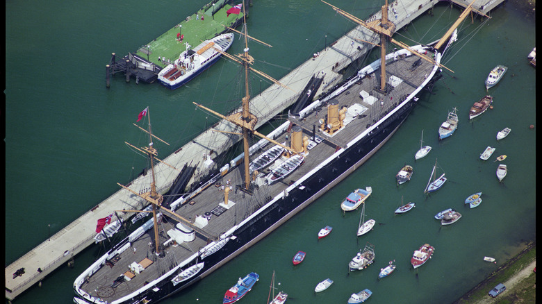 HMS Warrior, Portsmouth Historic Dockyard, Portsmouth, 1995