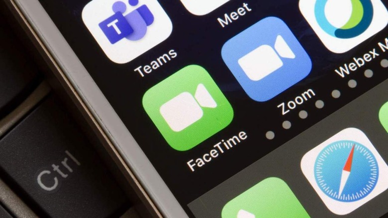 FaceTime icon on iPhone