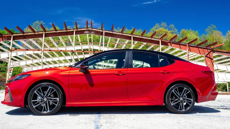 Side profile of the 2026 Toyota Camry
