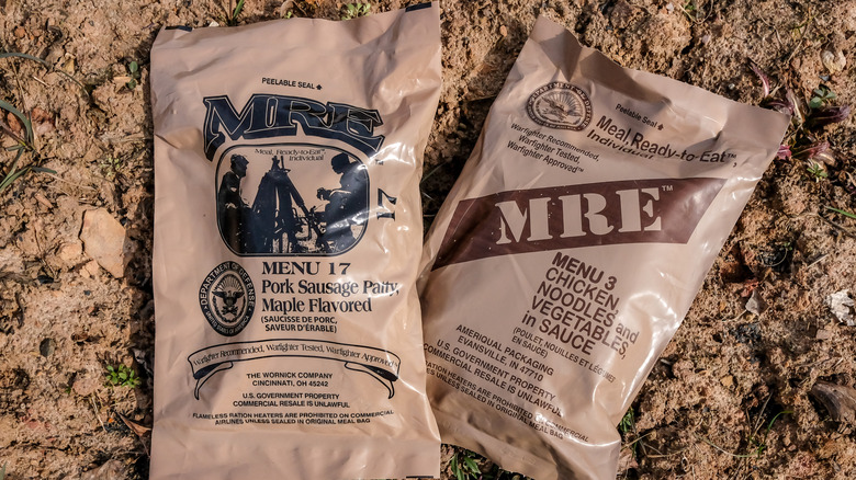 The Meal, Ready-to-Eat (MRE) packets