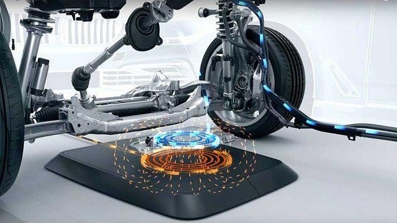 BMW wireless PHEV charger
