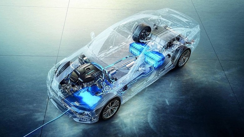 BMW wireless PHEV charger