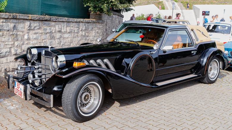 A black Zimmer Golden Spirit at the Erfurt Classic.