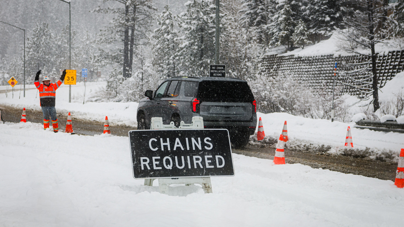 How Fast Can You Drive With Snow Chains?