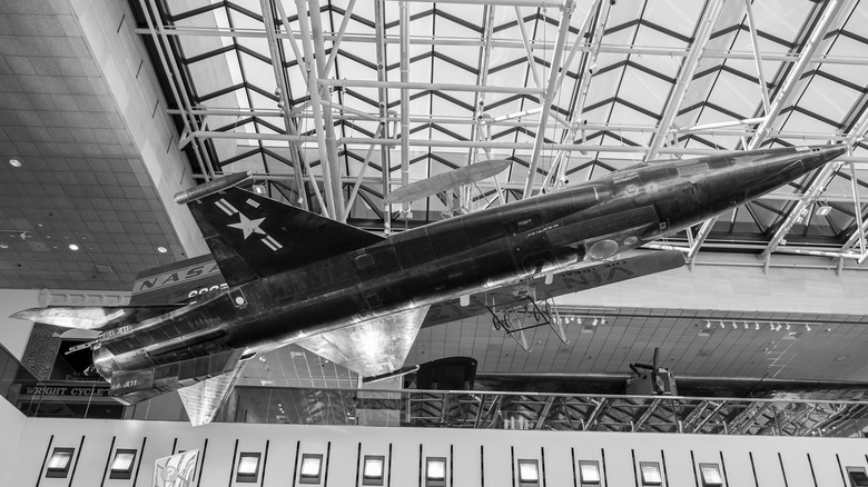 X-15 hypersonic aircraft on display