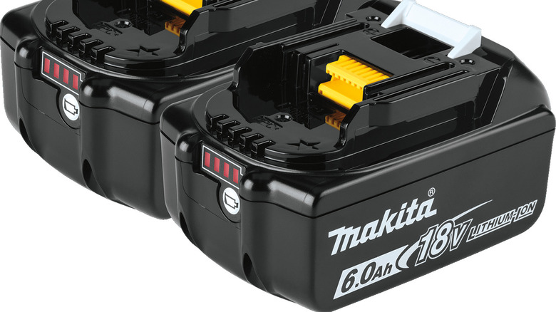 Makita 18V LXT 6.0Ah batteries.
