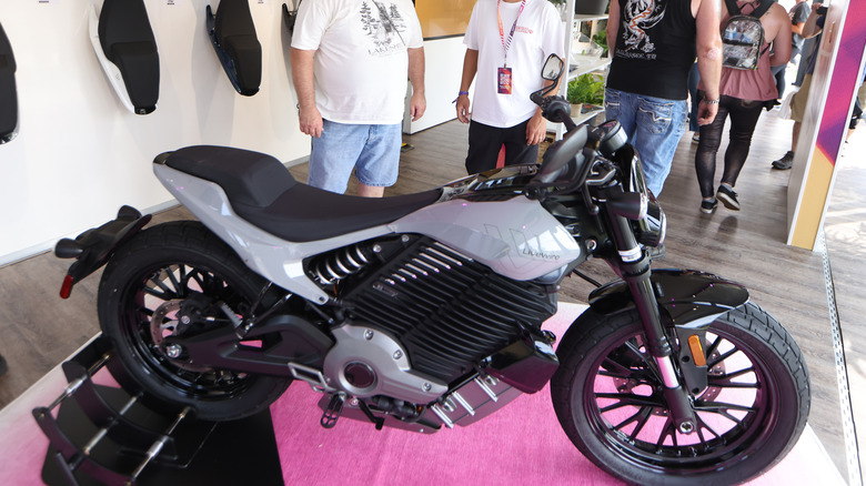 Harley-Davidson Livewire parked showroom