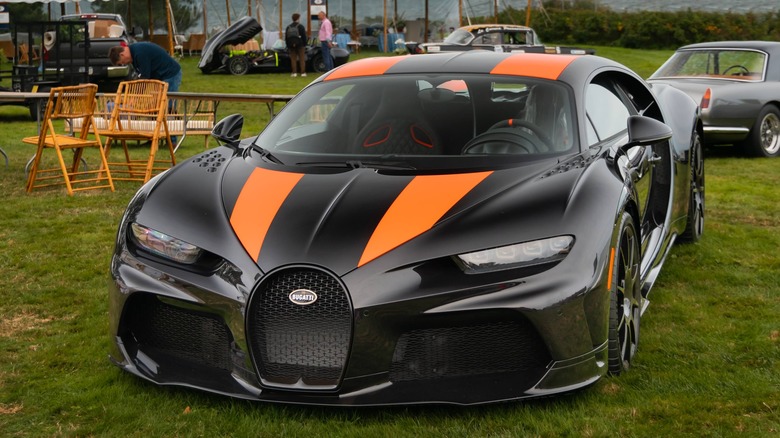 Bugatti Chiron SuperSport 300+ on grass