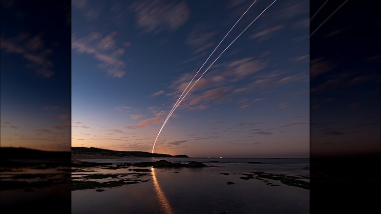 Arrow 3 missile flight path