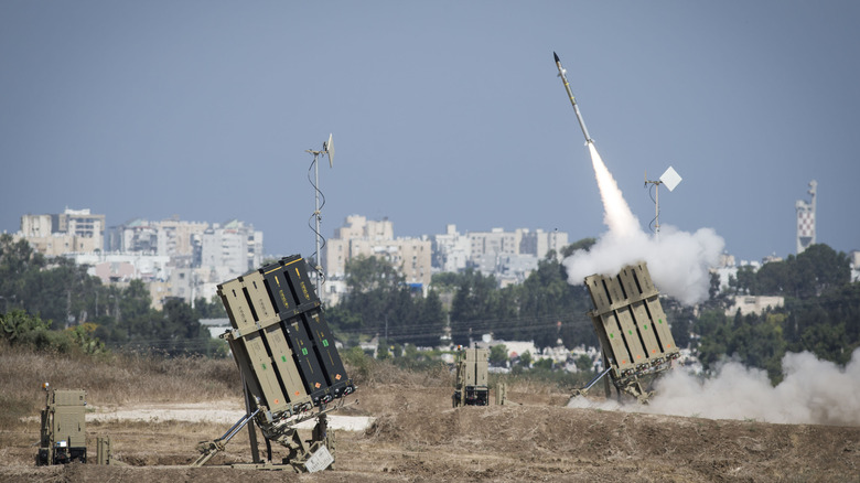 Iron Dome missile battery