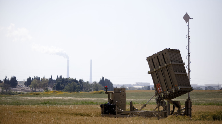 Iron Dome missile launcher