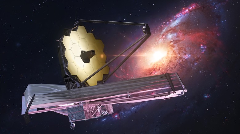James Webb telescope render