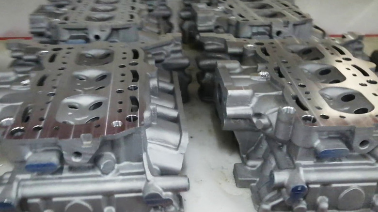 A 3D-printed cylinder head