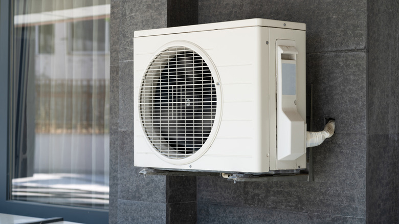 An exterior unit in a mini split AC.