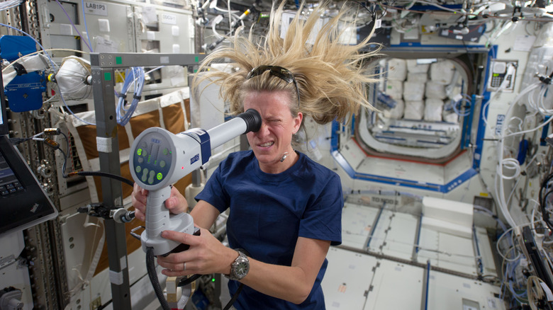 Karen Nyberg on ISS