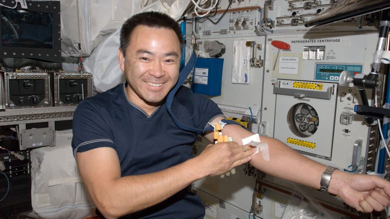 Akihiko Hoshide on ISS