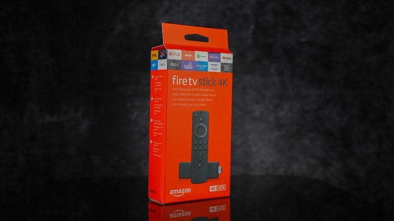 Product box of the Fire TV Stick 4K