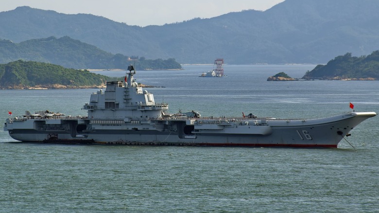 Aircraft Carrier Liaoning (16) at Hong Kong Waters