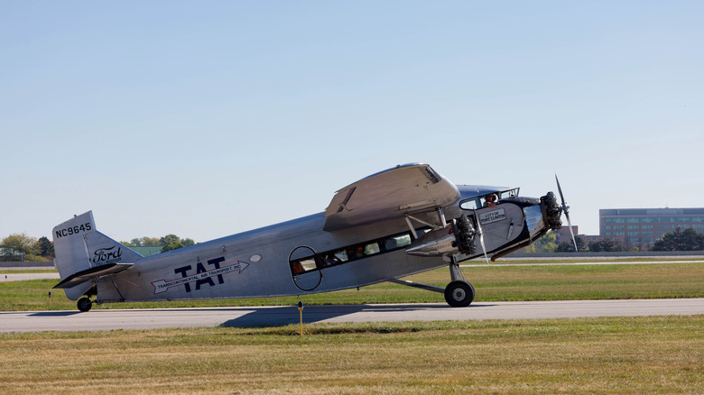 Side shot of the Ford Tri-motor