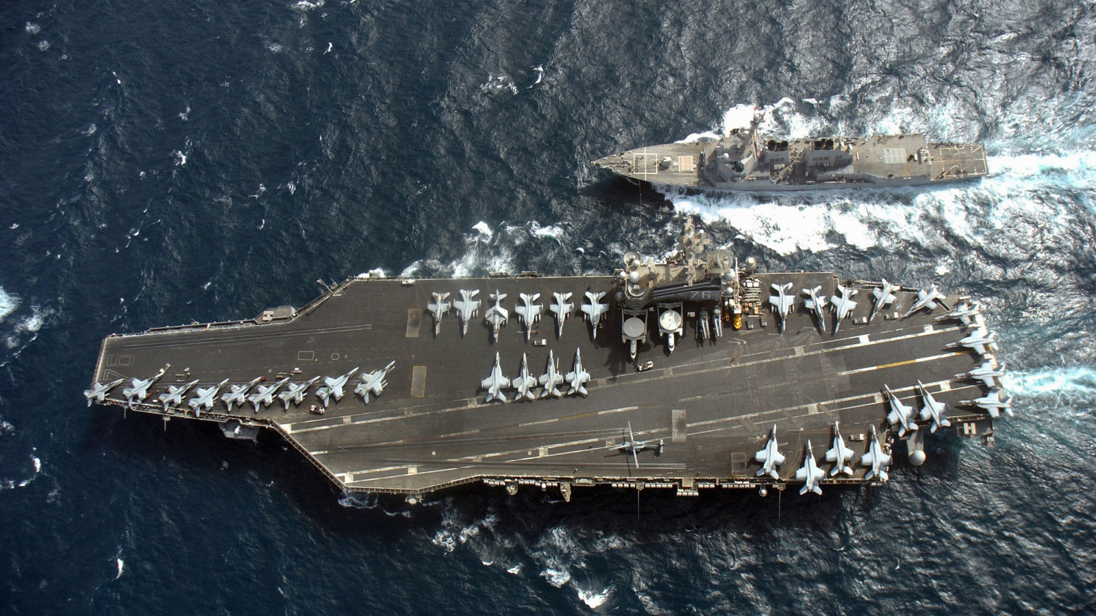 How Many Marines And Sailors Can A US Aircraft Carrier Hold?