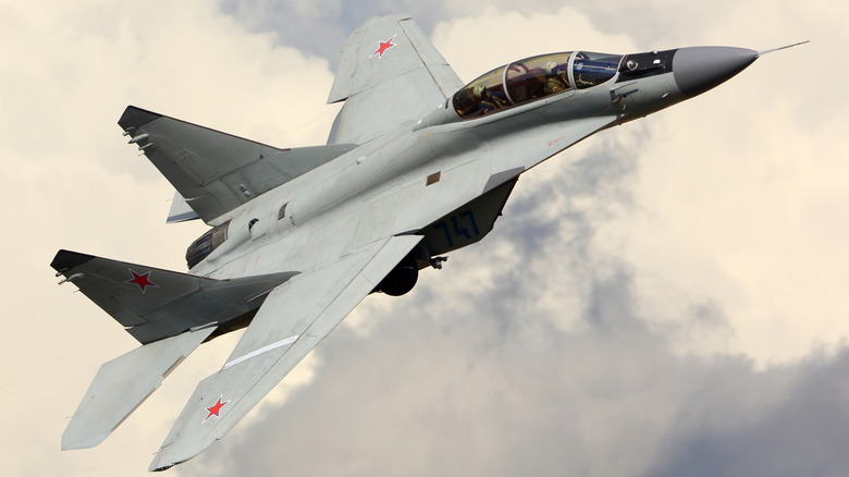 mig-35 in mid-flight