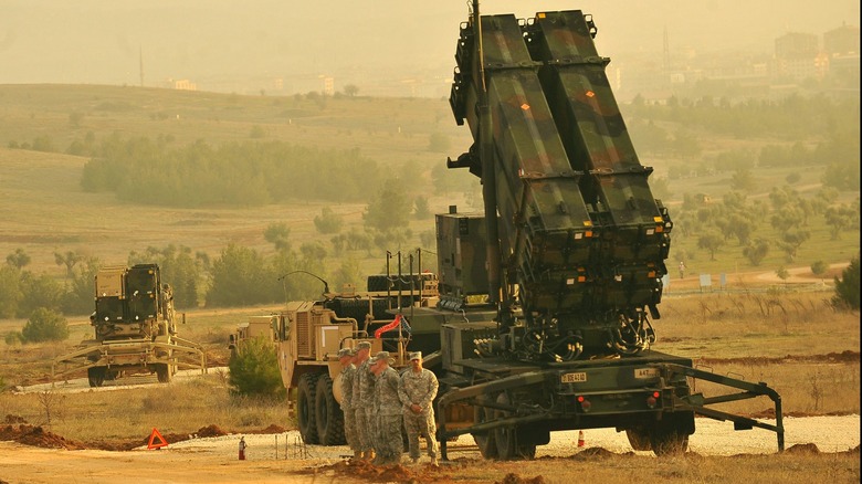 Patriot PAC-2 and PAC-3 launchers