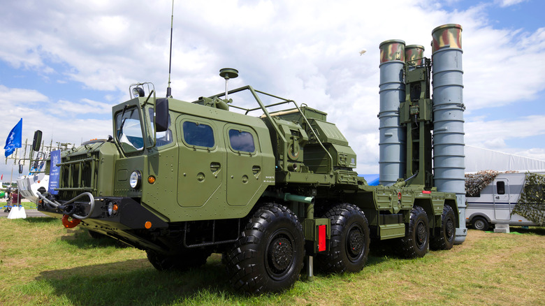 Russian-operated S-400 missile launcher