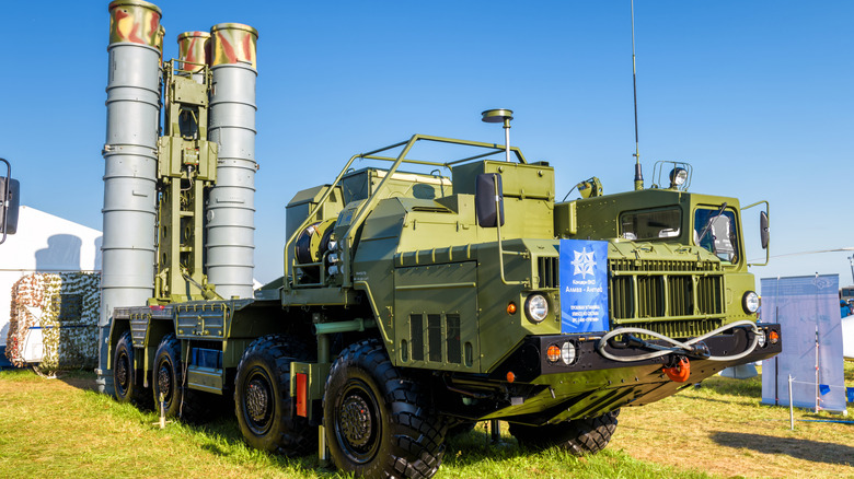 Russia-operated S-400 launcher
