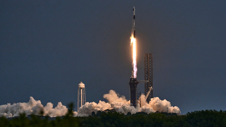 launch of a Falcon 9 rocket