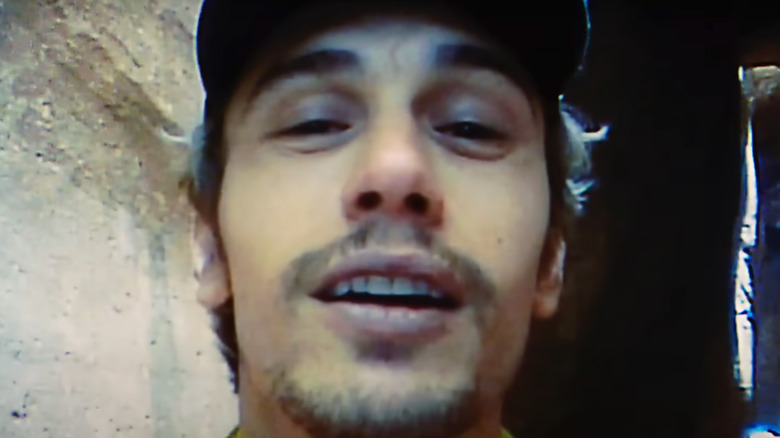 Aron starting to get a bit thirst in "127 Hours."