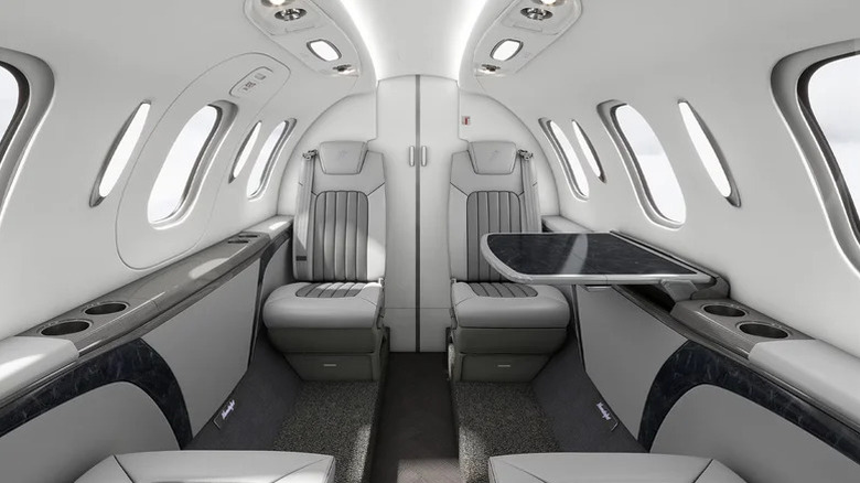 inside cabin of Elite II