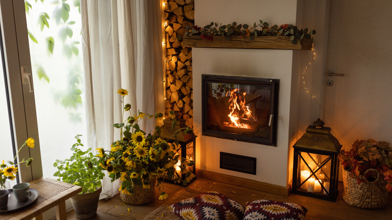A beautiful house with electrical furnace heating up the place