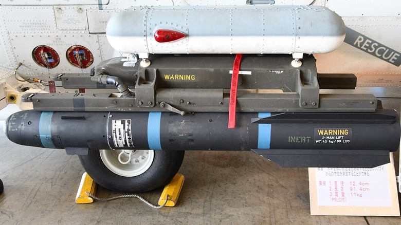 An AGM-114M Hellfire II missile.