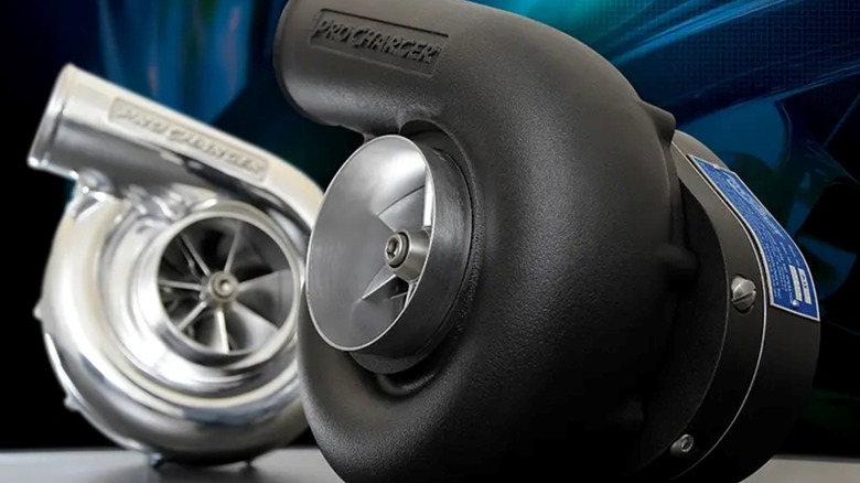 ProCharger superchargers are available in black or satin finishes.