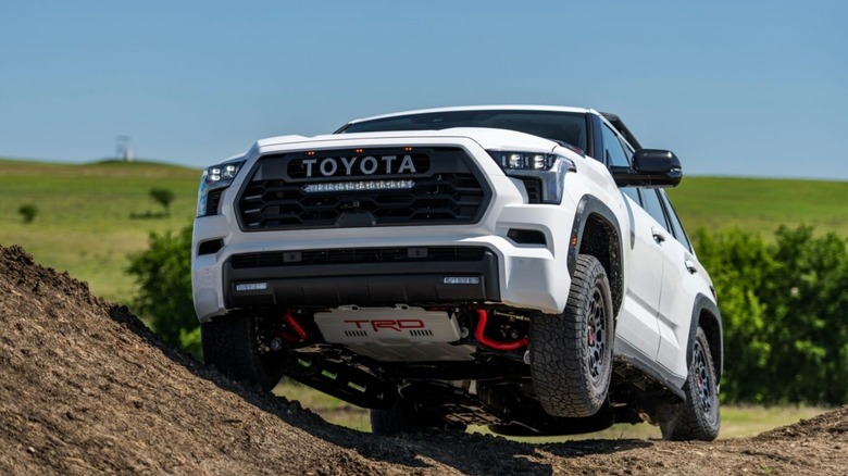 2025 Toyota Sequoia TRD Pro off-roading