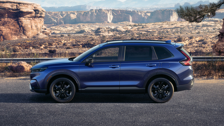 2026 Honda CR-V Sport Touring Hybrid in blue