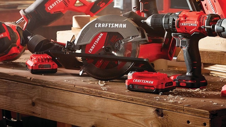 Craftsman batteries out of tools with unused tools