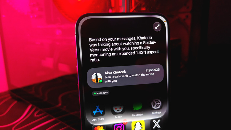 Siri AI context aware response