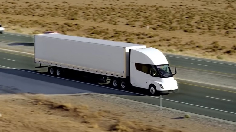 Tesla Semi on road