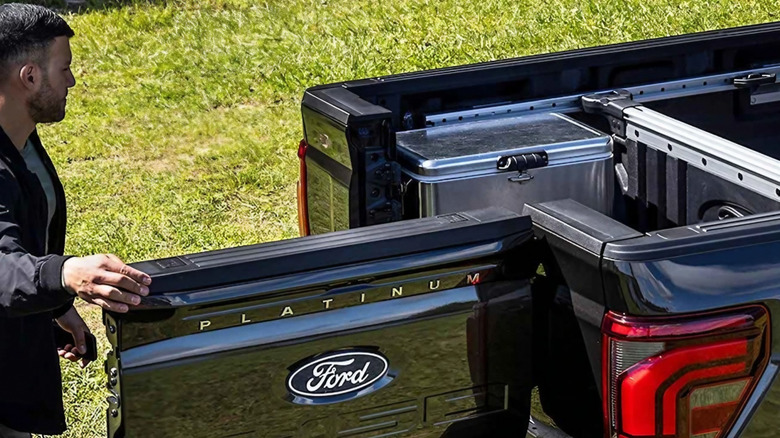 ford f150 platinum black tailgate