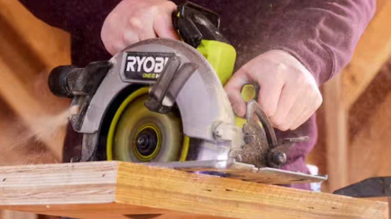 The Ryobi ONE+ HP 18V Brushless Cordless 7-1/4 in. Circular Saw