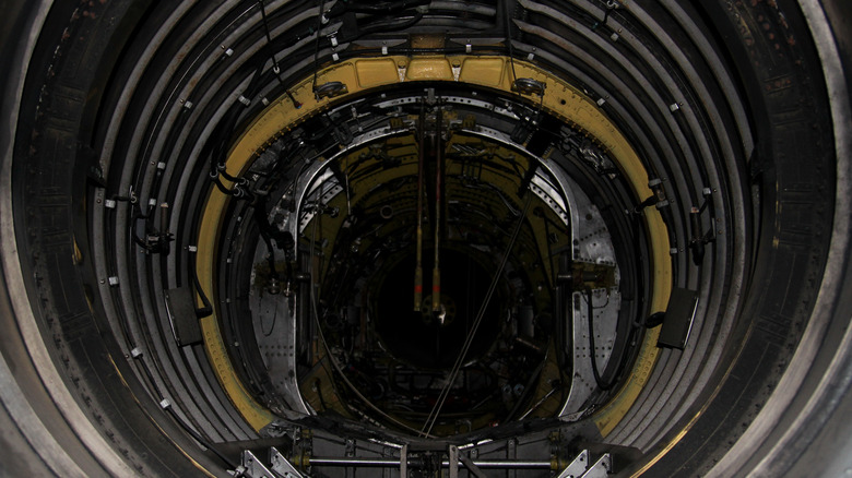 The inside of the LHC