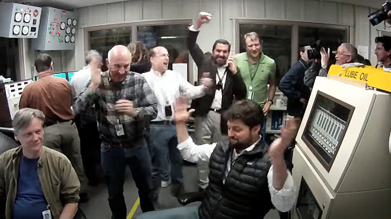 MagLab scientists celebrate as they set the record for the world's first strongest magnetic field.