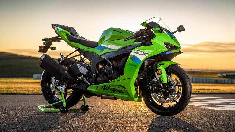 2026 Kawasaki Ninja ZX-6R at the racetrack