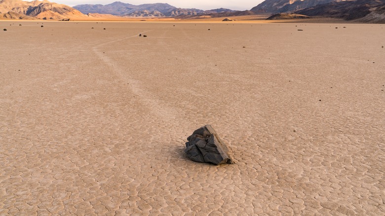 Sailing Stone in Death Valley