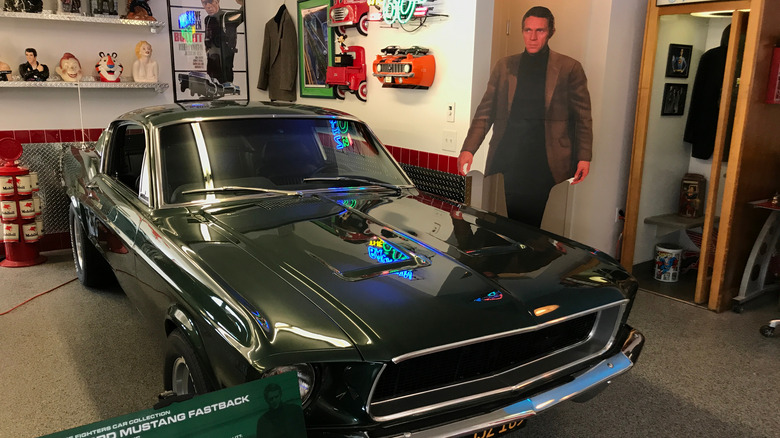 Bullitt memorabilia featuring Mustang Fastback